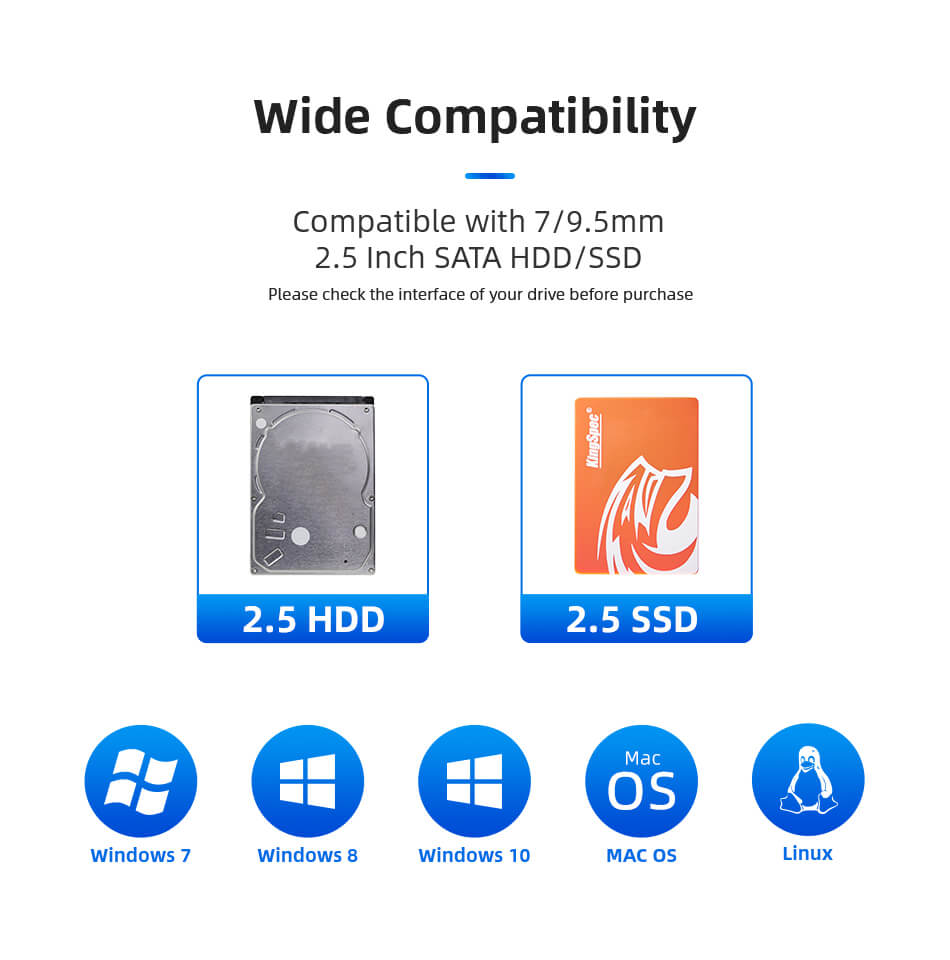 2.5 inch SATA Enclosure 2.5 inch SATA Enclosure