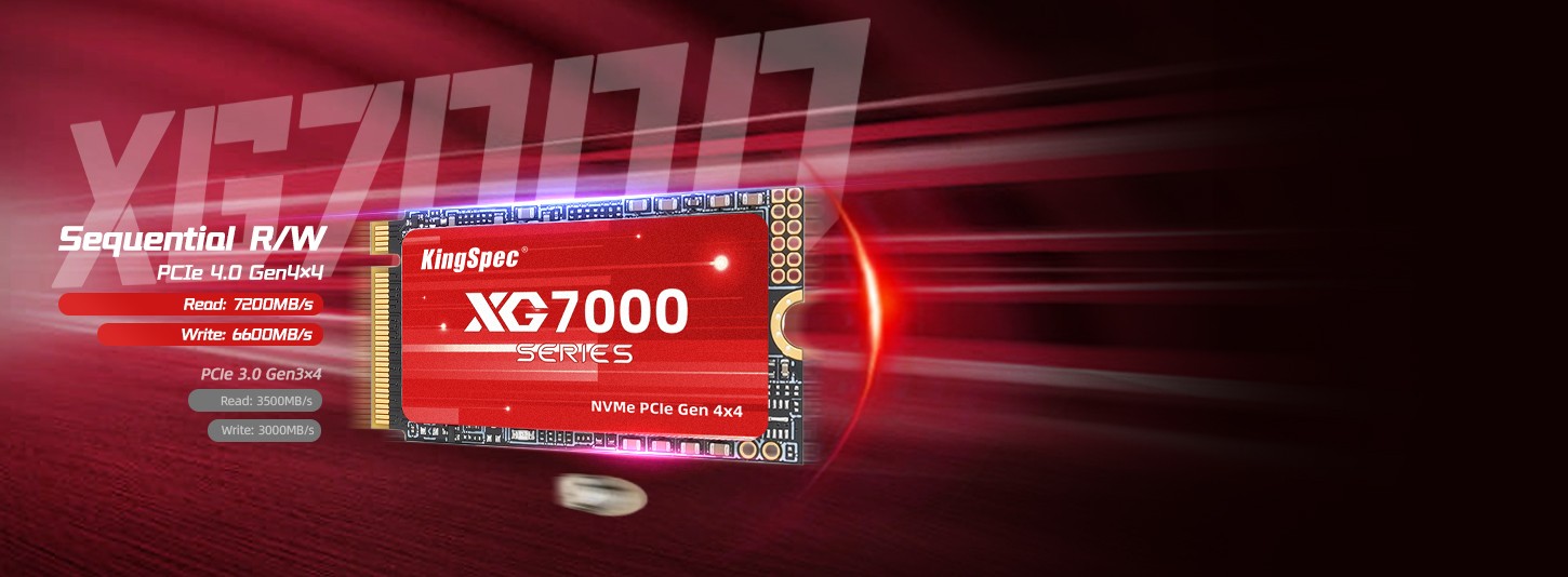 m2 nvme pcie gen4 ssd xg7000 2242mm