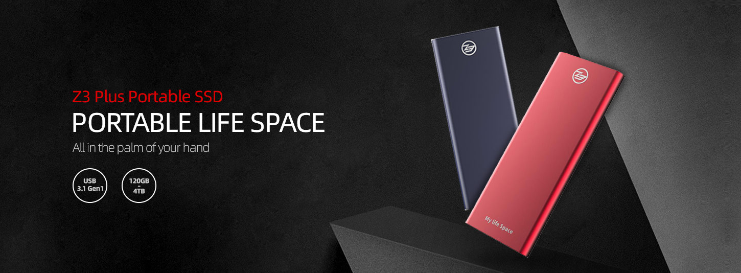 external type c portable ssd z3 plus