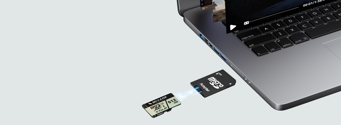 MicroSDXC UHS-I V30 Card
