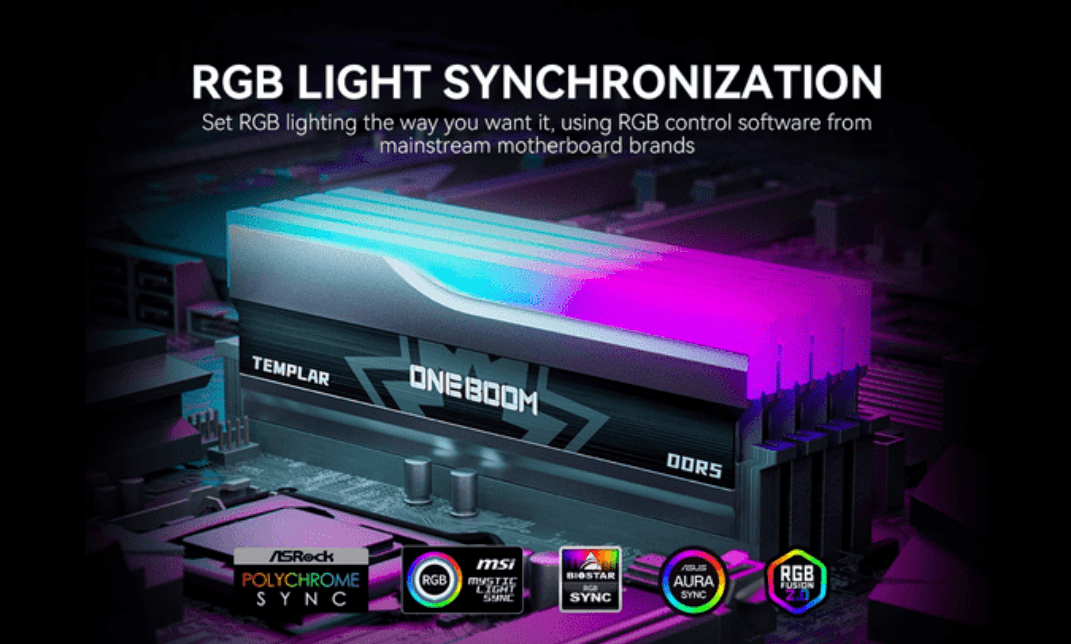 KingSpec OneBoom TEMPLAR DDR5 RGB KingSpec OneBoom TEMPLAR DDR5 RGB