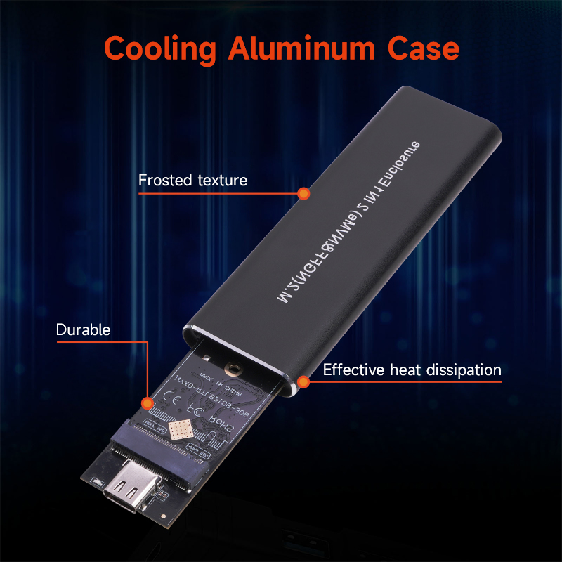 M.2 NVMe 2 in 1 Enclosure